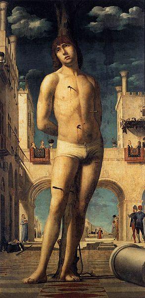 Antonello da Messina St Sebastian oil painting image